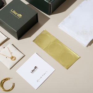 LbarleyOEM Custom Lbarley Jewelry Caja de correo corrugado Embalaje con logotipo con laminación <span class=keywords><strong>mate</strong></span> y embalaje de cajas rígidas en relieve - Product Image 3