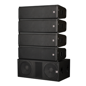 ลำโพง Vason HDL50-A 1200W แบบไลน์อาร์เรย์ 3 ทาง ขนาด 12 นิ้ว คู่ พร้อมซับวูฟเฟอร์ 18 นิ้วคู่ สำหรับโรงภาพยนตร์และคอนเสิร์ต - Product Image 1