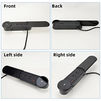 Prise de bureau encastrée avec chargeur sans fil 15W, couvercle coulissant, chargeur rapide USB PD pour tables de bureau