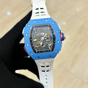 Orologio Meccanico da Uomo di Lusso Top di Gamma 2026 con Design Classico a Barile, Cassa in Fibra di Quarzo e Doppio Cronografo - Product Image 4