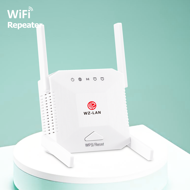 WZ-LAN 300Mbps 1200Mbps Wi-Fi Repeater With 4 Antennas 2.4G 5.8Ghz Wireless WiFi Repeater Router Wifi Range Stable Extender