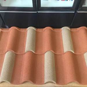 Tuiles de toiture en métal revêtues de pierre, modernes et colorées, à prix abordable pour les toitures d'hôtels et de maisons - Product Image 2
