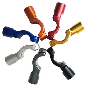 Motorcycle Rearview Mirror Mount Aluminum Upper <b>Bracket</b> <b>Black</b> Gray Orange Blue Silver Gold for Retrofit Upgrade - Product Image 1