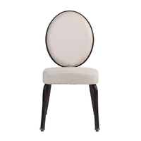 Chaises de banquet modernes en aluminium personnalisables pour l'hôtellerie, chaises à dossier haut, chaises empilables à dossier flexible pour restaurant