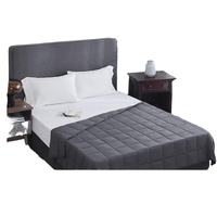 Couverture lestée tricotée pour adultes, soulagement du stress, meilleur sommeil, couette double face en fibre de bambou pour la maison et l'hôtel
