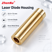 Nouveau boîtier de diode laser 22,5*7,5mm 5,6mm en métal à ressort, lentille collimateur 200nm-1100nm, module laser DIY LD
