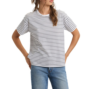 Camiseta Corta Casual para Mujer, Cómoda para el Día a Día, Perfecta para Movimientos Fluidos, con Tacto Suave y Apariencia Impecable - Product Image 1