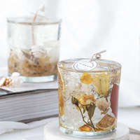 Handgefertigte Duftkerzen Bestseller Hochwertige Gelwachs-Blumenkerzen Maßgefertigte Gelee-Wachs-Geschenkbox Kunstdekoration