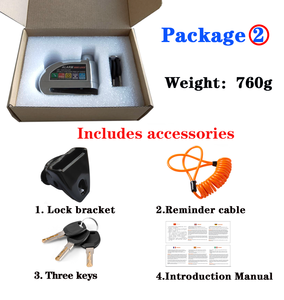 <span class=keywords><strong>Candado</strong></span> de <span class=keywords><strong>Disco</strong></span> con Alarma DF, <span class=keywords><strong>Candado</strong></span> de Alarma <span class=keywords><strong>para</strong></span> Motocicleta, <span class=keywords><strong>Candado</strong></span> de Seguridad con Cilindro de Alarma de Fábrica/Fabricante, <span class=keywords><strong>Candado</strong></span> <span class=keywords><strong>para</strong></span> Bicicleta - Product Image 6