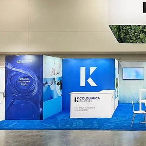 บูธแสดงสินค้าแบบพกพาบูธแสดงสินค้าแบบโมดูลาร์ไฟ <span class=keywords><strong>LED</strong></span> แสดงนิทรรศการบูธงานแสดงสินค้างานจัดแสดง - Product Image 2