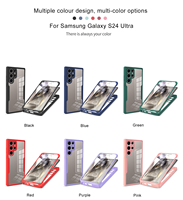 Coque de Téléphone Antichoc en TPU avec Protection Intégrale Double Face 360, Housse Transparente Ultra Fine pour S21 S22 S23 Plus S24 Ultra