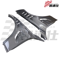 Fender Serat Karbon KSUI untuk BMW F30 F35 2019+ Seri 3 Model Sarang Lebah Karbon Forged AR Fender Serat Karbon Baru