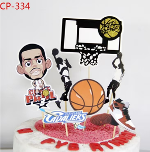 Bestseller gebackene Kuchen Dekoration Artikel, Basketball Kid Geburtstags feier Plugin - Product Image 5