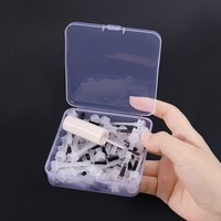 Pinceau de Remplacement Oval de Luxe Jetable de Haute Qualité pour Vernis à Ongles, Manche en Nylon et Plastique, Outil Professionnel de Manucure pour Liquides
