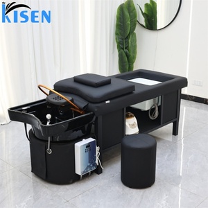 Kisen Modern Salon Barbershop Beautyshop Furniture Head Spa Pedicure Chair Foot <b>Bath</b> <b>Table</b> Durable Bed - Product Image 6