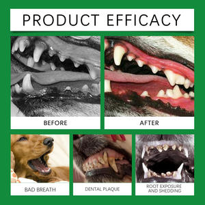 Pet Oral Care Organique 80g Dents de <span class=keywords><strong>Chien</strong></span> Blanchiment plus Brillant Sourires Poudre de Nettoyage Dentaire <span class=keywords><strong>pour</strong></span> Chiens Prévient Le Tartre Dentaire - Product Image 5