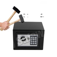 Safewell elektronische digitale Sicherheit Caja Fuerte Heim feuerfeste Kasten für Bargeld Geldschatulle mit Wasser und feuerdichter Tasche