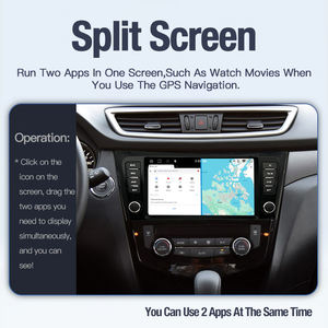 Autoradio sans fil STWEI 9 pouces avec CarPlay pour Nissan Qashqai J11 X-Trail 3 T32 2014-2017, lecteur multimédia de voiture, GPS, 2din, stéréo, DSP - Product Image 4