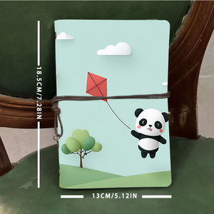 A6 2025 Carnet de notes à 6 trous pour le budget Look élégant Cadeau de remise des diplômes idéal Retour à l'école Présent Notes quotidiennes avec <span class=keywords><strong>cerf</strong></span>-<span class=keywords><strong>volant</strong></span> <span class=keywords><strong>Panda</strong></span> - Product Image 4