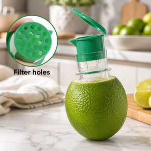 Manual Lemon Squeezer with Twist Design, Food-Grade Plastic Citrus <b>Juicer</b> with Pulp Separator for Commercial Kitchen & Home Use - Product Image 4