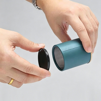 Boîte en papier cylindrique miniature biodégradable, de qualité alimentaire, pour thé en vrac, avec couvercle facile à ouvrir, emballage en tube de papier pour thé