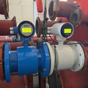 เครื่องวัดการไหลแบบดิจิตอล DN150 ทนทานต่อการกัดกร่อนของสารเคมีในน้ำ สำหรับ RS485 ระดับ IP68 สูง - Product Image 1