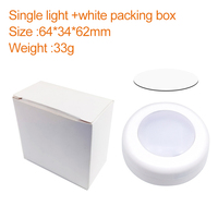 Lampe Led de placard Rechargeable avec télécommande, montage magnétique intégré, rondelles à couleur changeante, rvb, idéal pour un placard