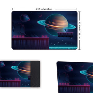 מגלשן מודפסת 24 x14in mtg פליימט עם מחצלת דלפק גומי החלקה עבור משחק כרטיס tcg לשחק דפוס מרובע במלאי - Product Image 2