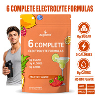 Aeglewell 6 Elektrolit Bubuk Hidrasi Rasa Mojito 30 Porsi Tanpa Gula 0g Karbohidrat Mendukung Hidrasi Fungsi Otot