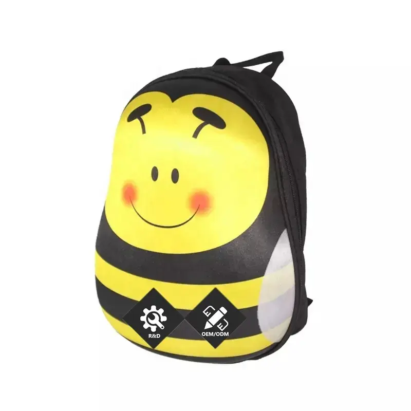 एवा कस्टम डिजाइन बच्चे 3 डी कार्टून बैकपैक 3 डी बच्चों स्कूल बैग