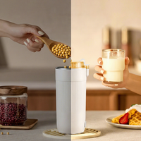 Machine à lait de soja mini portable entièrement automatique en acier inoxydable de 350 ml avec fonction de maintien au chaud pour la vente en gros