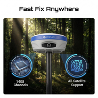 Receptor GPS RTK Stonex S9II/S900A/S900+ GNSS Base o Rover V200 V300 A90 G970II Pro Instrumento de Topografía con Código Permanente