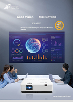Projecteur commercial Shenzhou Yunke 380X HD Android 9.0 bureau à domicile avec 3800lm pour la formation en salle de réunion pour la maison et le bureau