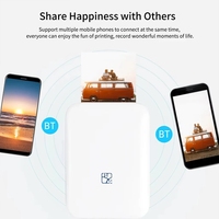 Imprimante Photo Portable Mini HPRT MT53 Économique, Format Poche, Bluetooth, pour iPhone Android, Dropshipping et Vente en Gros