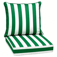 Coussin de siège d'extérieur toutes saisons en promotion, coussin lombaire doux, housse amovible, logo personnalisé, coussins de chaise de jardin