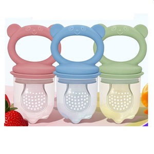 Sucette d'alimentation rétractable en silicone pour bébés, motif animal, sans BPA, pour nourrissons en période de dentition, distributeur de jus, vente directe usine - Product Image 3