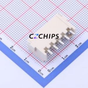 HC-VH-5AWT Wire-to-Board Pin Header SMD,P=3.96mm,Horizontal Mount Connector 1x5P 3.96mm Horizontal Mount VH - Product Image 2