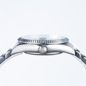 Dial luminoso clásico tendencia hombres y mujeres impermeable Luxus Uhr Logo personalizado bebé azul Vdear reloj automático hombres - Product Image 4