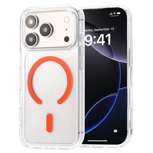 Funda Magnética Transparente de TPU HD Bayer para iPhone 11 12 13 14 15 16 17 Pro Max, con Carga Magnética - Product Image 5