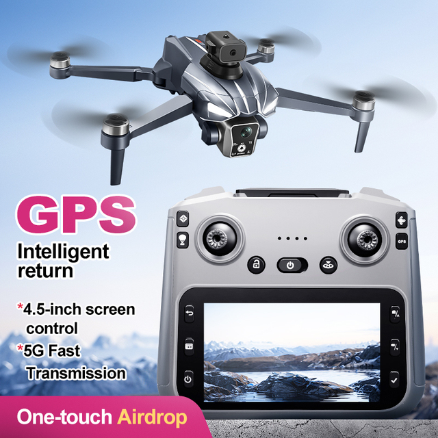 K18 MAX Drone 8K Professional 4K HD Camera 5G Screen GPS Return Drone Professionnel Brushless Motor RC Quadcopter