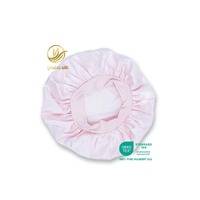 Bonnet de nuit en soie de mûrier 16 mm à couche unique, large bord réglable, élastique, unisexe, grande taille, pour soins capillaires quotidiens en extérieur