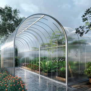 Tùy chỉnh dày rỗng PC tấm polycarbonate Bảng điều chỉnh hổ phách nhà máy nhà kính tấm nhựa - Product Image 6