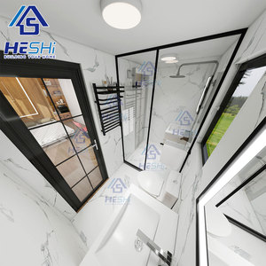 Haute qualité remorque conteneur préfabriqué maison intégrée sur roue expédition préfabriqué Portable maison de luxe Casa Contenedor - Product Image 4