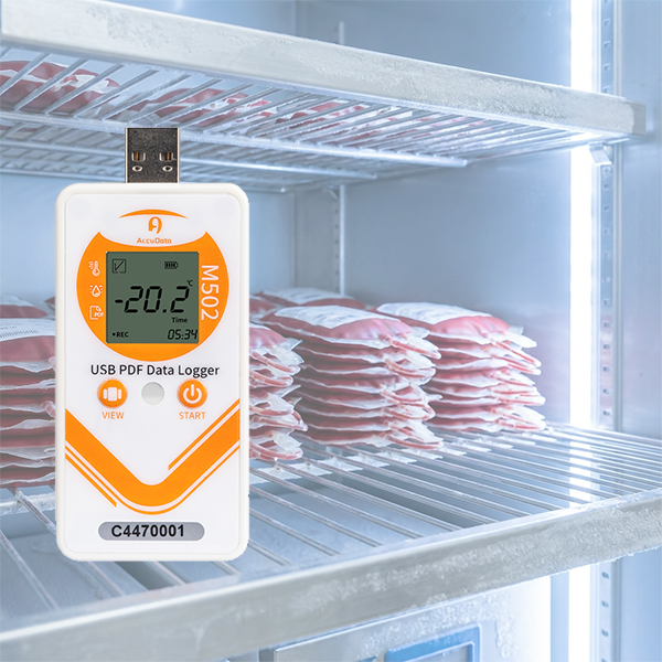 Pharmaceutical Grade Temperature Humidity Data Logger CE RoHS Certified USB PDF Recorder Plastic IP65 OEM/ODM for Hospital Lab