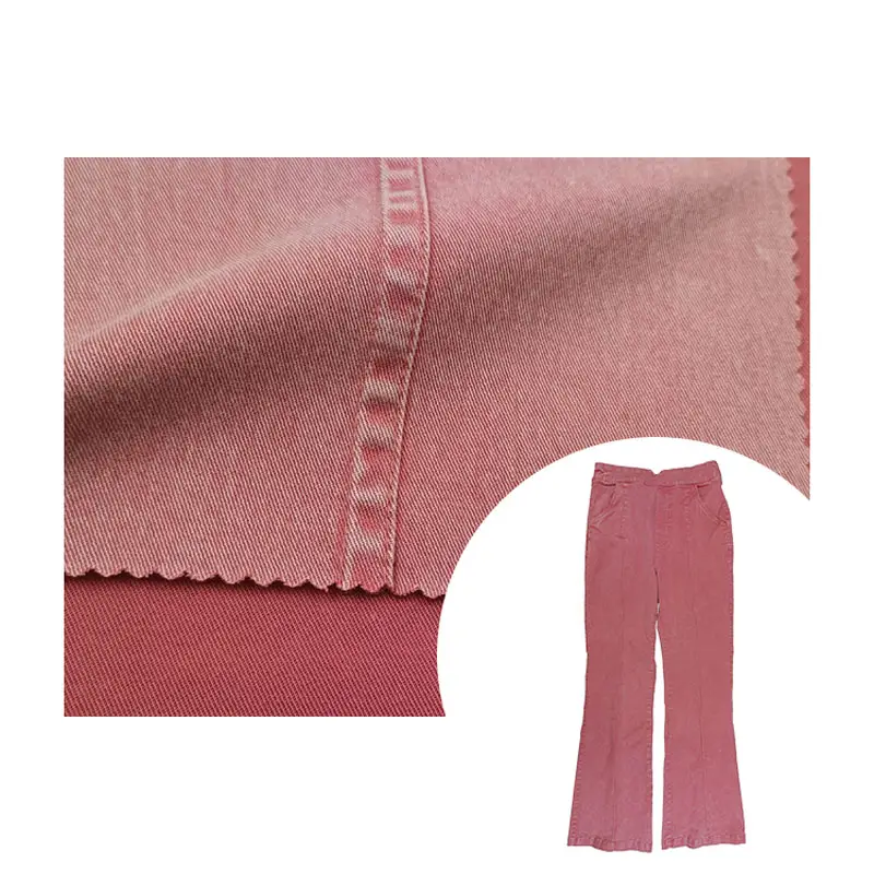 MIZUDA Denim dokuma streç dimi kumaş pamuk Tencel özel giysi kumaş ücretsiz örnek