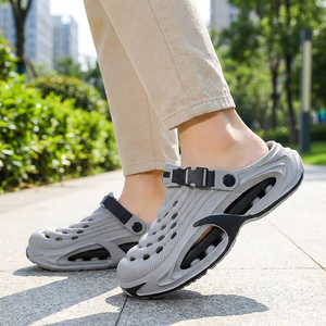 Chaussons pour hommes, style sportif, légers, antidérapants, en EVA solide, pour l'été, avec bout antidérapant, chaussons de couple, semelle épaisse, pour usage extérieur - Product Image 6