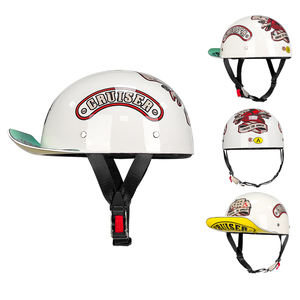Cascos de motocicleta y motocicleta para hombres y mujeres, medio <span class=keywords><strong>casco</strong></span> de conducción de ciclista eléctrico ultraligero de verano - Product Image 4