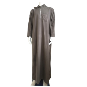 ثوب مغربي إسلامي بتصميم مطرز ثوب رجالي بأكمام طويلة - Product Image 3