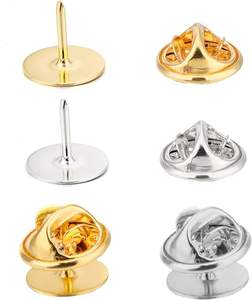 GREPAS GIFTSカスタマイズバタフライクラッチタイタックブランクピン付きピンバック - Product Image 2