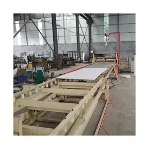 Línea de producción de máquina de laminación de azulejos de tablero de techo de yeso automático